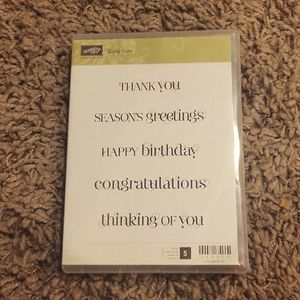 Stampin Up! Curly Cute 5 piece set